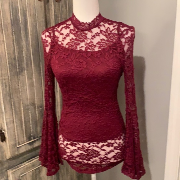 Almost Famous Tops - Lace Top